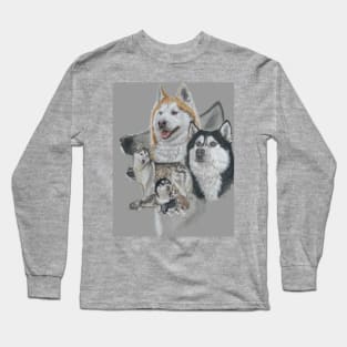 Siberian Husky Long Sleeve T-Shirt